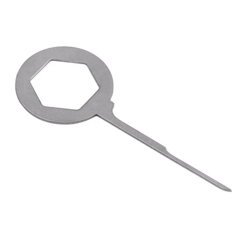 Heavy Duty Wire Terminal Removal Tool Set Three Piece Kit For Auto Electrical Plug Connector Pin Extractor With Comfortable Metal Handle, stainless steel pin extractor tool.