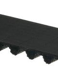 Close-up of T328 Premium Automotive Timing Belt With PTFE Infused Jackets, High Grade HNBR Rubber, and Aramid Reinforced Nylon Backing