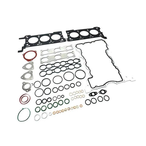 Ready To Bolt Full Head Gasket Set For 2014 Through 2019 Jeep Cherokee And Ram 1500 With 3.0L V6 Doht Engine layout with seals and gaskets.