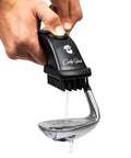 Golf Club Brush With Water Release And Retractable Clip Push Button For Easy Cleaning Nylon Bristles cleaning golf club