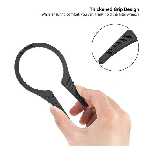 Hand holding Three Pack Camera Lens Filter Wrench Kit With Easy Grip For Fast No Fuss Removal Of Jammed UV CPL ND Filters
