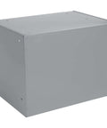 Durable Steel Compartment Box Rack With Four Adjustable Divider Boxes And Large Slide Shelf, heavy-duty metal box view