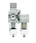 FRL Pneumatic Unit Kit For ACD System With Valves Filter Regulator Lubricator Assembly And Source Treatment Module close-up view