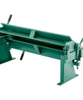 Beefy 24 Inch Benchtop Pan And Box Brake For 18 Gauge At Half Width And 20 Gauge At Full Width 0 To 135 Degree Bend Range Gray