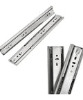 Stainless Steel Soft Close Drawer Slides Heavy Duty Three Section Track Rails Runners Repair Kit For Smooth Quiet Operation No Pinch Fingers In Kitchen Bathroom Or Office Use Ten Inch 250mm, stainless steel drawer slides