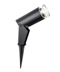 Dope Outdoor Spotlight Kit With Sleek Black Aluminum Frame And Clear Acrylic Shade, Adjustable Spotlight, 5-Inch, 6 Watt MR16 LED