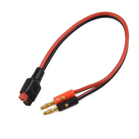 Beefy 30A SB To 4mm Banana Cable Adapter with 12AWG Pure Copper Wire, RC LiPo Battery Charging, Heavy Duty Power Lead, 30cm