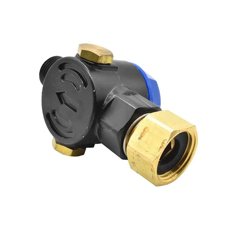 Water Inlet Filter 3/4 Inch Female NH To 1/2 Inch MNPT Blue For High Pressure Cleaners with brass and plastic elements