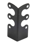 Black iron protector from Beefy Metal Baseboard Corner Protectors Set Of 6 Iron Skirting Guards For Wall Corners Stylish Protective Covers