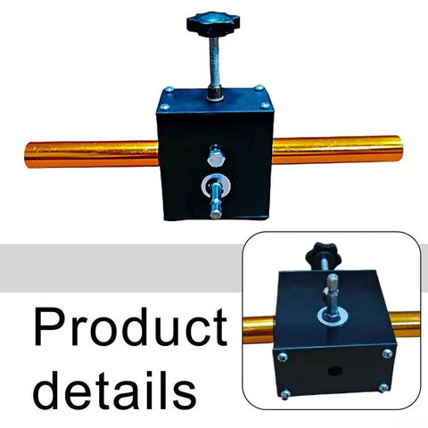 Cable Threading Tool For Drill Compatibility For Electricians That Lets You Pull Wires Through Walls And Ceilings In Homes And Light Commercial Projects With Smooth Operation No Sweat Setup And Hassle Free Performance. Black steel cable threading tool with brass shaft