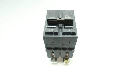 Front view of THQB2150 2 Pole 50 Amp Molded Case Circuit Breaker for 120/240V AC Heavy Duty Electrical Breaker UL Listed