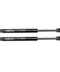 Heavy Duty Front Hood Lift Support Gas Struts For Cadillac Seville 2000 To 2004 Sls Sts Sedan pair with black finish.