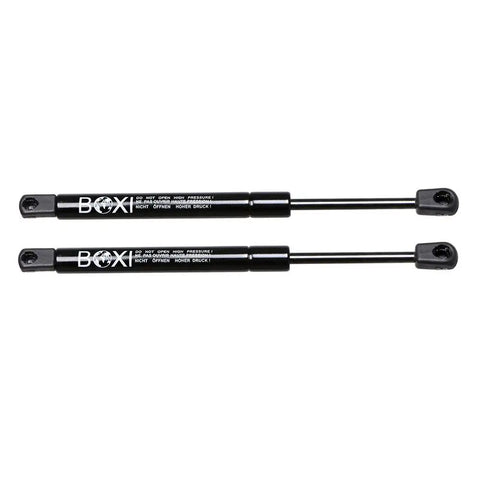 Heavy Duty Front Hood Lift Support Gas Struts For Cadillac Seville 2000 To 2004 Sls Sts Sedan pair with black finish.