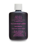 LashTite Dark Lash Adhesive for Individual Lashes 0.75 oz bottle, dark adhesive for secure lash extension application.