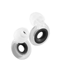 Engage 2 Plus Ear Plugs for Everyday Noise Relief with 16 dB SNR and Extra 9 dB Mute, featuring black and transparent design.