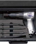 Beefy Air Hammer Kit With Built In Regulator, Quarter Inch Inlet, Rear Exhaust, One Piece Housing, 3800 Blows Per Minute