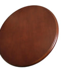 Heavy Duty 30 Inch Lazy Susan Turntable Built Different With Premium Solid Teak Wood, top view of round surface.