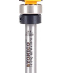 Slick Flush Trim Router Bit For Door Hinge Mortising With One Half Inch Cut Diameter And Quarter Inch Shank, Tough As Nails Carbide Tip.