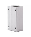 One Piece Linear Motion Ball Bearing Slider Block Bushing SC20LUU, 20mm bore, sturdy metal construction for CNC and 3D printer use.