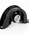 Straight Up Oem Fit Five Piece Engine And Transmission Mount Set For Honda Civic 1.6l Automatic 1996 To 2000 shown from side view, features black steel and rubber design.