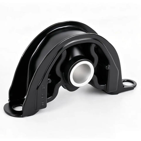 Straight Up Oem Fit Five Piece Engine And Transmission Mount Set For Honda Civic 1.6l Automatic 1996 To 2000 shown from side view, features black steel and rubber design.