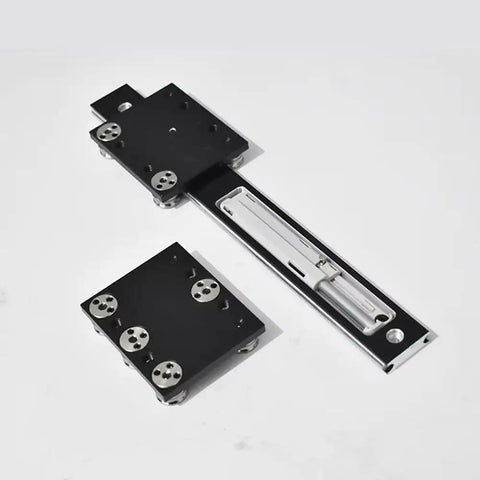 Adjustable Linear Guide Rail With Damping Wheel Slider For Precision Motion System 300-1400mm Plug-And-Play Ready No-Fuss Setup Easy Install Custom Length High Precision For Automated Machinery And Robotic Assemblies, aluminum rail and sliders