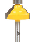 Front view of Wavy Edge Forming Router Bit Pro Grade Tungsten Carbide For One Half Inch And One Quarter Inch Shank For Table Mount Or Handheld Routers Creates Decorative Moldings And Waves Induction Brazed For Pros And DIYers
