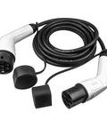 Heavy Duty Type 2 Ev Charger Cable 32 Amp 3 Phase 22 Kw Fast Charging Cord 5 Meter Length with two connectors and protective caps.