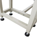 Heavy Duty PVC Conveyor Belt System With Aluminum Frame 236 By 15.7 Inch Adjustable Speed 110V 250W metal base with wheels