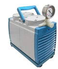 Side view of Oil Free Diaphragm Vacuum Pump 30 Lpm Ethanol Resistant High Vacuum Oilless Pump 500 Mbar 0.095 MPa Ultimate Pressure 160W Motor