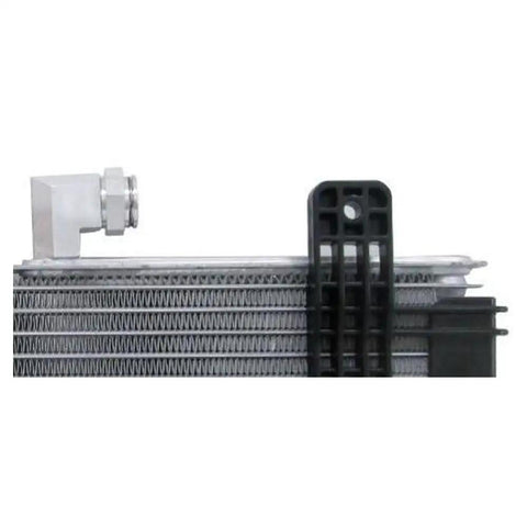 High Performance Transmission Oil Cooler Kit Fits Chevy Silverado And Gmc Sierra 2500Hd 3500HD Models From 2017 Through 2019 For Heavy Duty Cooling Action And Reliable Powertrain Heat Dissipation On The Road, aluminum cooler with mounting bracket