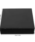 Black PVC Accordion Bellows Cover For CNC Milling Machines 4x4 Inch Built Tough Foldable Dustproof Flexible Guard
