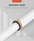 Adjustable height mechanism on Beefy Heavy Duty Folding Table Legs For Home And Office, Portable Steel Furniture Supports Up To 350 Pounds, Easy Install For Beds Cabinets Sofas And More, Rust Resistant Electroplated Finish