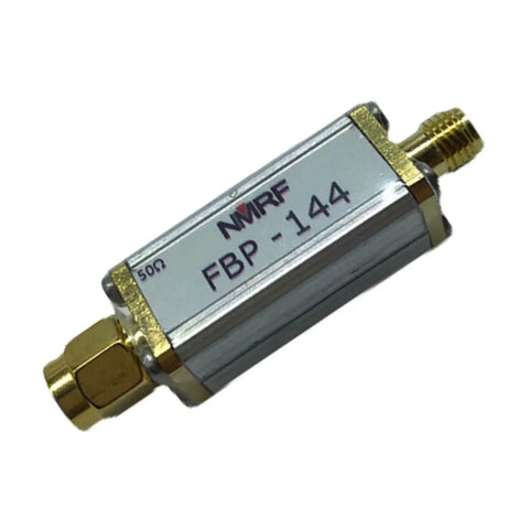144MHz 2M Band Pass Filter For Radio Communication With SMA Adapter, 50 Ohm Impedance, Low Insertion Loss At 144MHz