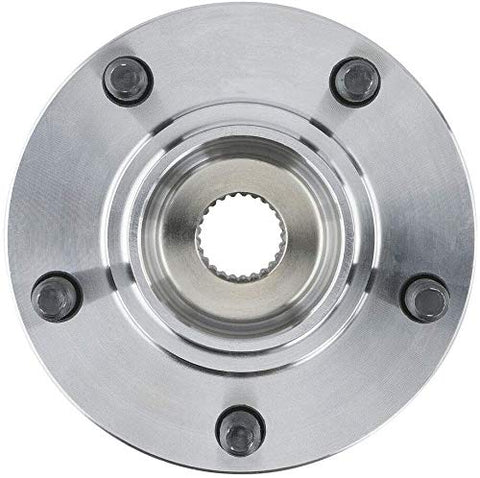 Front view of Rear Wheel Bearing And Hub Assembly For 2007-2013 Mitsubishi Outlander AWD And 2015-2017 Lancer AWD, integrated design