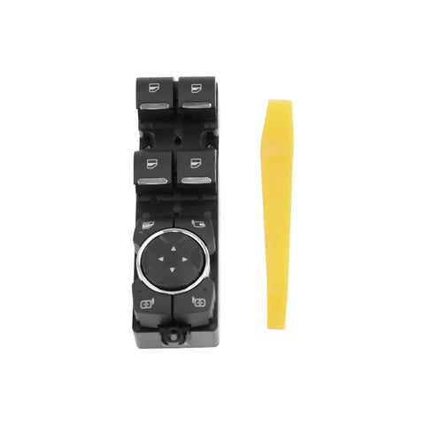 Driver Side Power Window Switch Fits Ford F-150 2021 To 2023 Replaces ML3Z-14529-BE BD detailed view with control buttons and a removal tool.