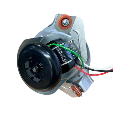 Close-up of 326628-761 Draft Inducer Fan Furnace Blower Motor Assembly with wires, designed for smooth installation and reliable performance.