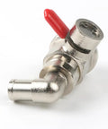 Oil Drain Valve With Removable L-Shape Hose End Combo For Trucks Trailers And Buses 14mm-1.5 Thread Stainless Steel