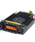 VHF 136-174 MHz Mobile Transceiver 65 Watt With 200 Alphanumeric Channels showing front controls and display