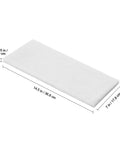 Legit Heavy Duty Filter Cotton Replacement For Solder Smoke Extractor, 14.5x7 inch white sponge pad for cleanrooms.