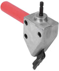 Heavy Duty Metal Sheet Cutter For Electric Drill With Universal 7mm Hex Shank, ergonomic handle, and cutting blade.