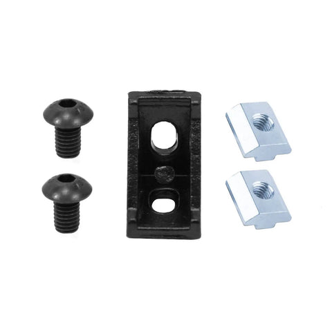 26Pcs 2020 Corner Bracket Set For Aluminum Extrusion 8020 V Slot T Slot with screws and nuts close-up