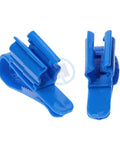 Home Brew Bucket Clip Siphon Tube Hose Flow Control Clamps For Beer And Wine Making, 1 pair, blue durable plastic