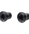 2 Pack M10xP1.0 Rear Derailleur Hanger Bolts For Bikes, 15mm length, black aluminum alloy chain tensioner mounting screws
