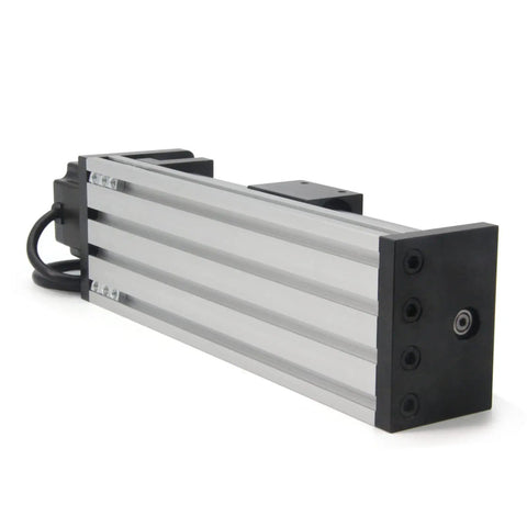 150mm Effective Stroke Linear Rail Guide With Dual Optical Axis, SFU1605 Ballscrew, Nema 23 Stepper Motor, CNC Router Ready, High Precision Linear Slide System For Accurate Milling And Carving, aluminum linear slide unit