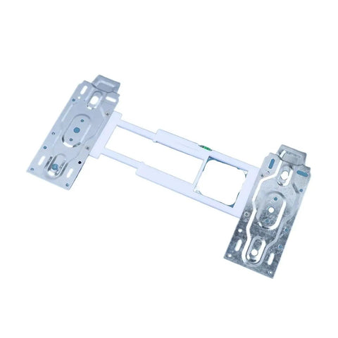 Universal Indoor Split AC Wall Mount Bracket Adjustable Fit for Most Split Systems Heavy Duty Vibe Dampening Substrate Reduces Noise and Floor Vibration Easy Install. Metal bracket