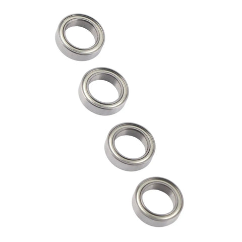 Beefed Up High Performance Stainless Steel RC Ball Bearing Kit For 3S One Tenth Scale RC Cars And Crawlers Precision Replacement For Smooth Acceleration Low Friction Durable Build Easy Install, four bearings