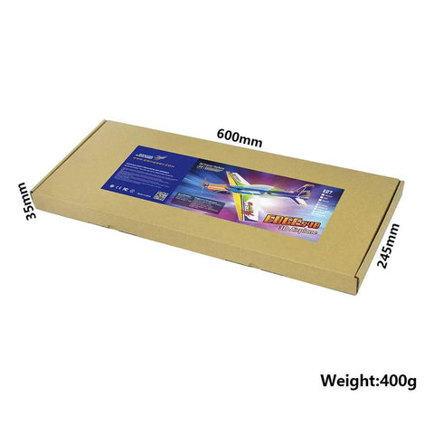 Foam RC Plane Kit 710mm Wingspan for DIY 3D Aerobatic Flying Outdoor Fun package in 600mm cardboard box, weight 400g