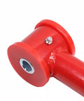 Adjustable Rear Panhard Track Bar With Polyurethane Bushings For 2000-2009 Chevy Suburban Tahoe Yukon Avalanche Escalade And H2, red steel bracket