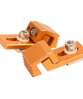 Heavy Duty Low Profile T Track Clamping System For 3018 Router Engraver Accessories 2 Pack High Strength Aluminum Clamp For Secure Woodworking Metalworking And Model Making Projects, orange aluminum clamps